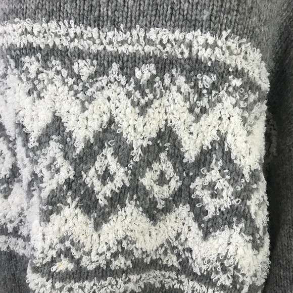 SOLD!! Free People Chunky Oversized Faire Isle - Picture 2 of 8